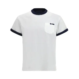 تي شيرت قطني أبيض