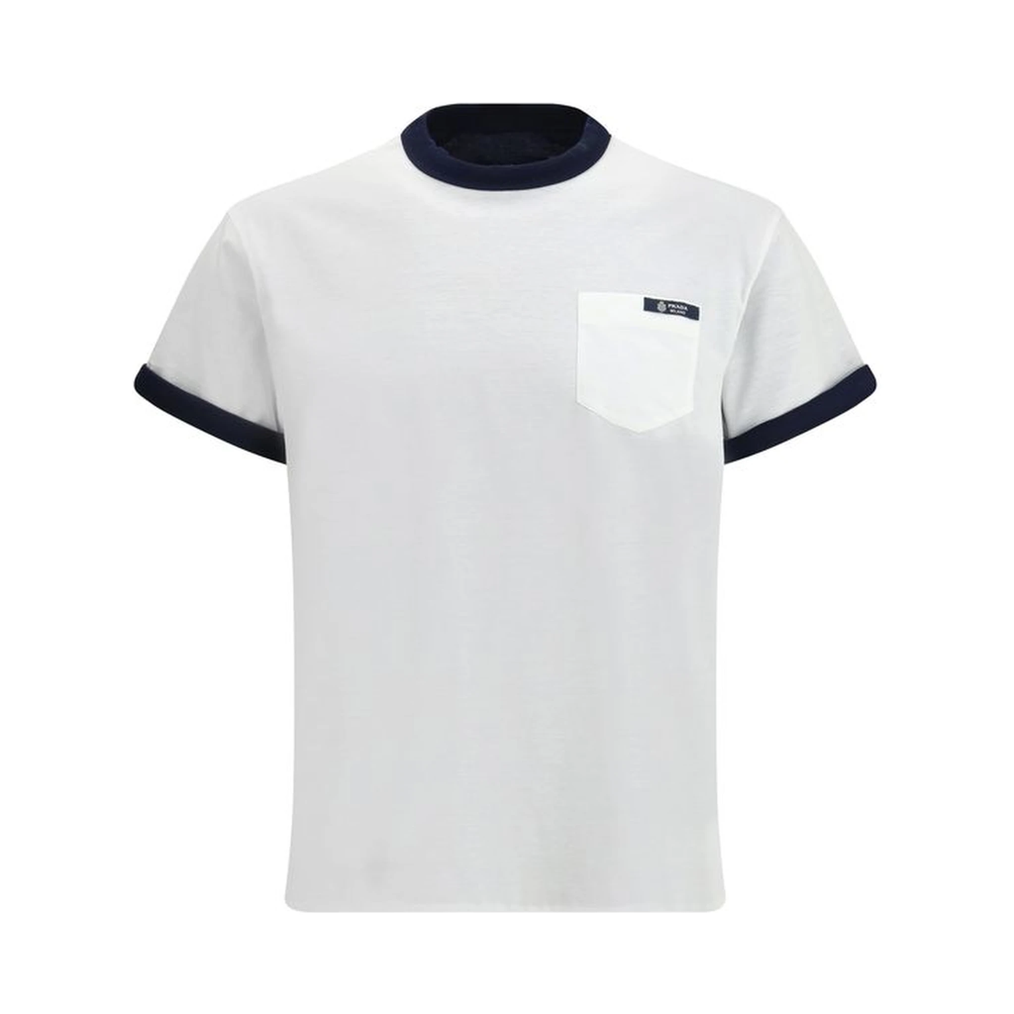 تي شيرت قطني أبيض