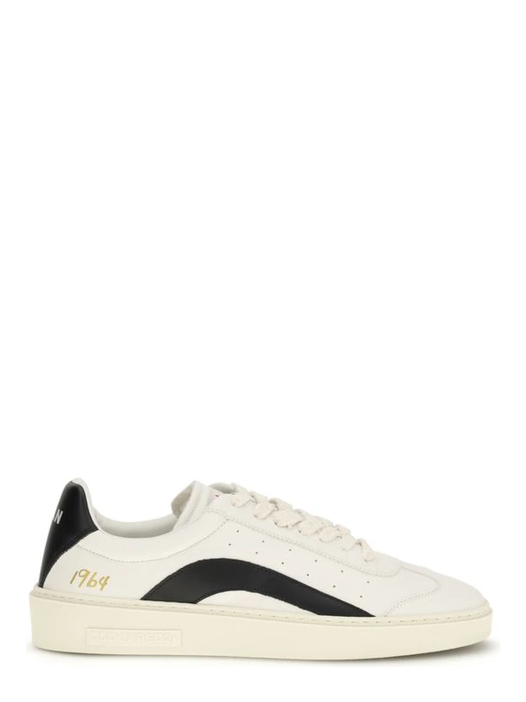 Multicolor Calf Leather Bos Taurus Low Top Sneakers