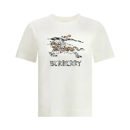 تي شيرت قطني أبيض