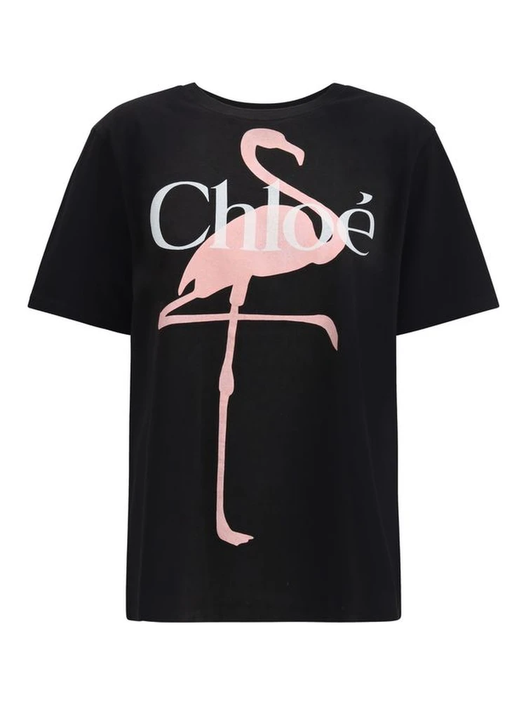 Black Cotton T-Shirt