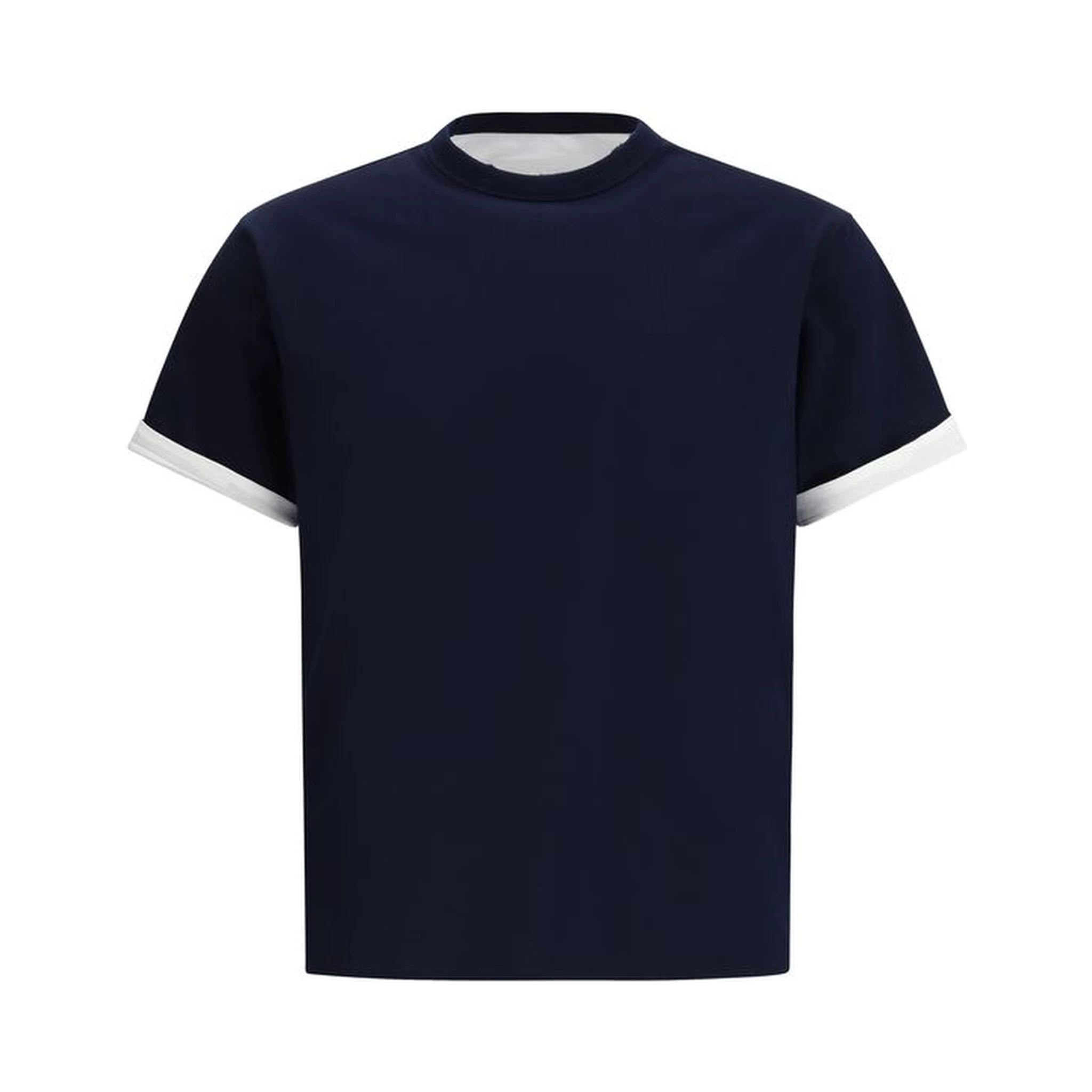 تي شيرت قطني أبيض