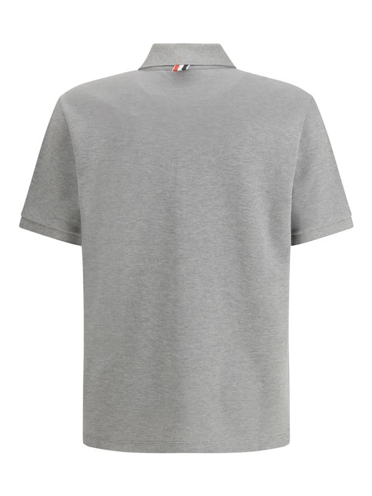 Gray Cotton Polo Shirt alternative