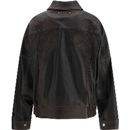 Brown Viscose Bomber