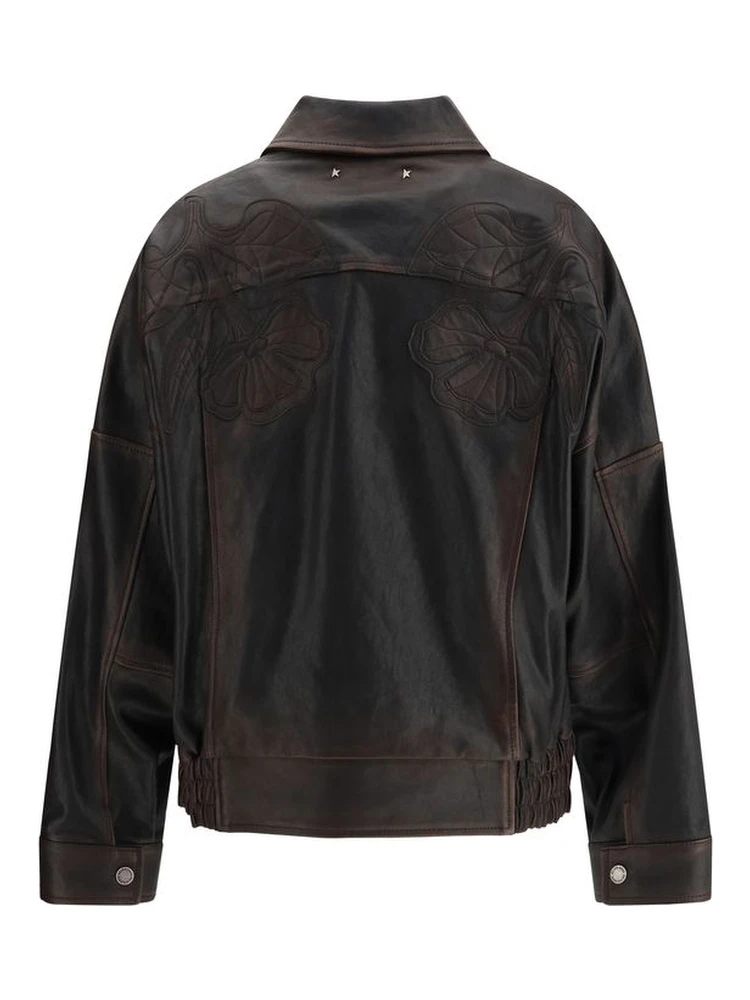Brown Viscose Bomber alternative