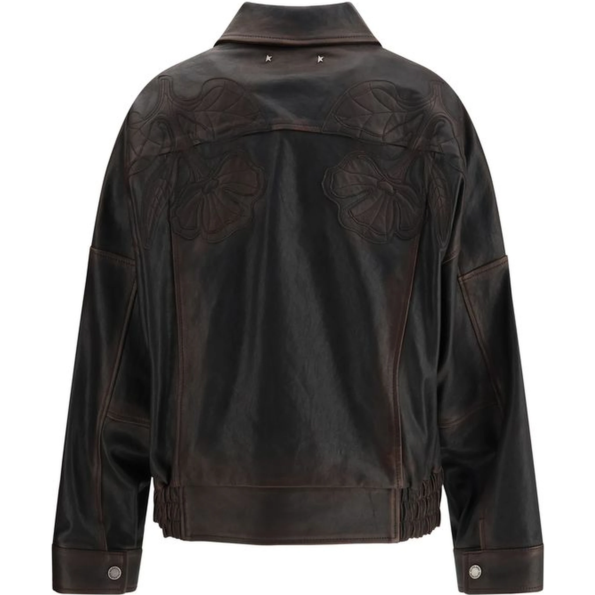 Brown Viscose Bomber