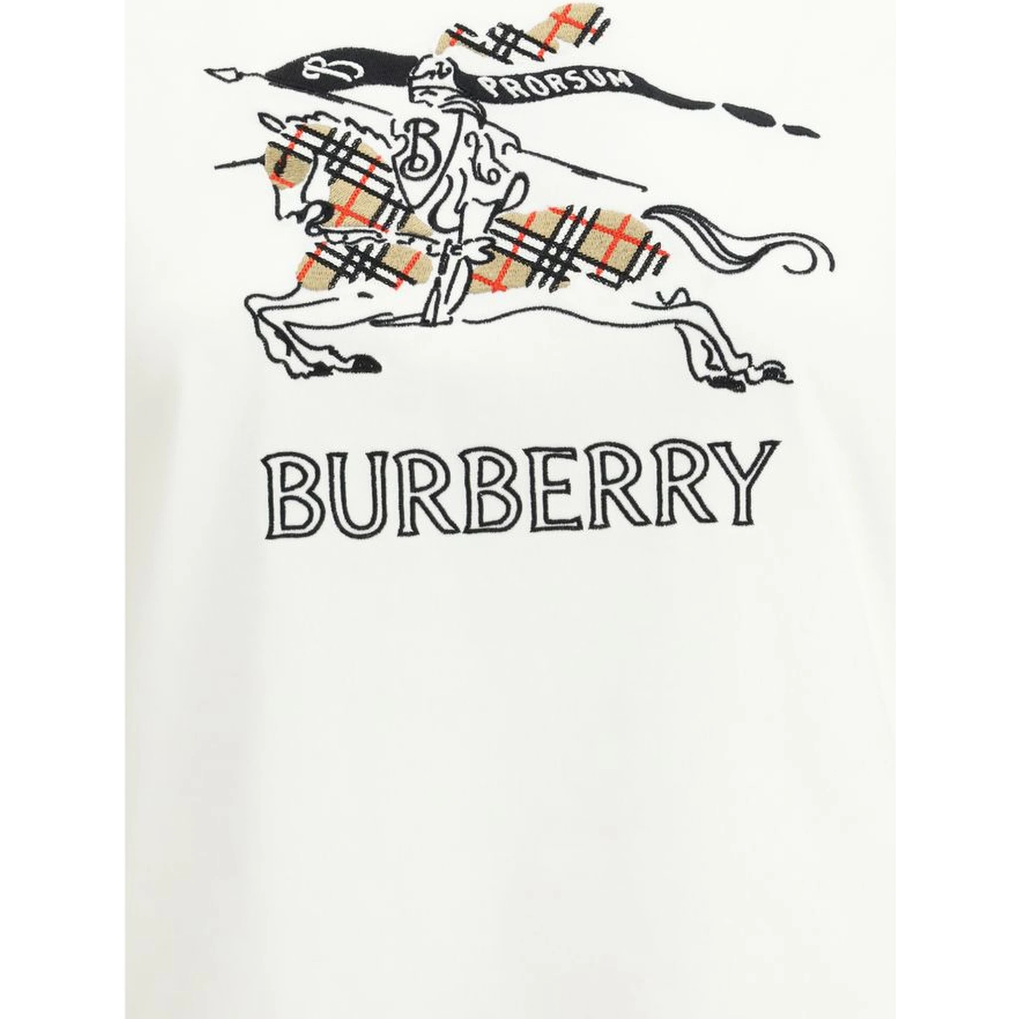 تي شيرت قطني أبيض