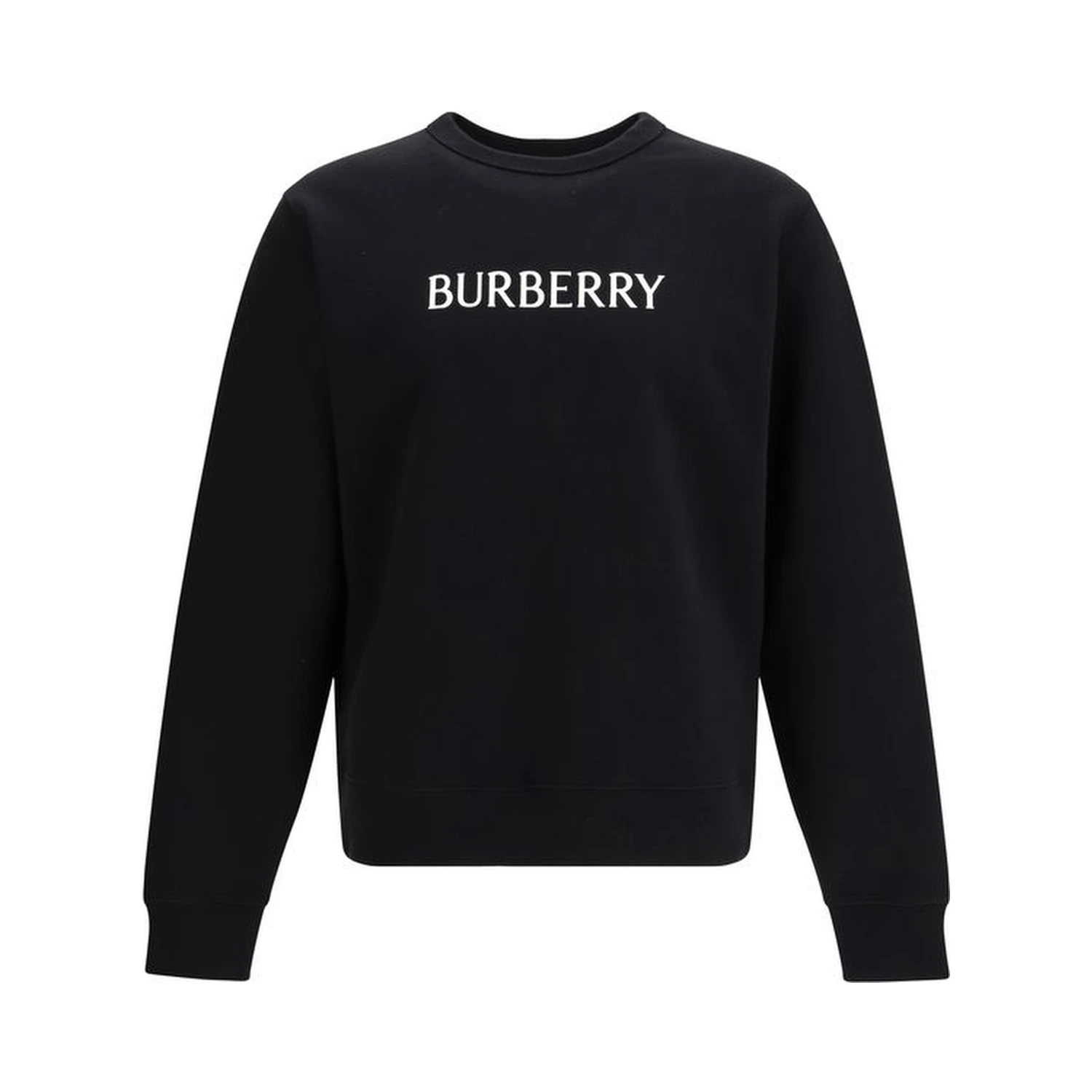 Black Cotton Sweatshirt