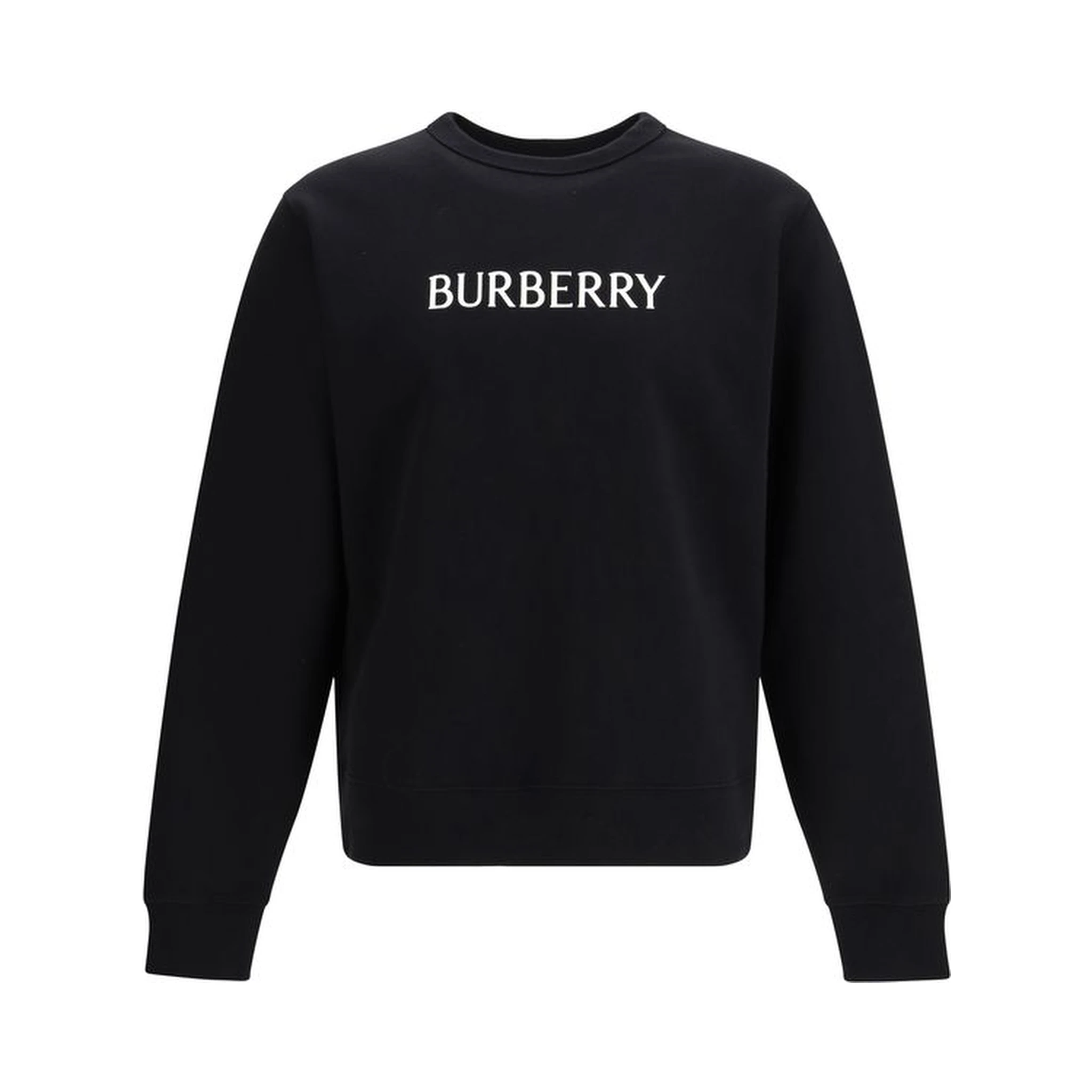 Black Cotton Sweatshirt