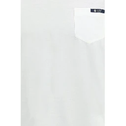 تي شيرت قطني أبيض