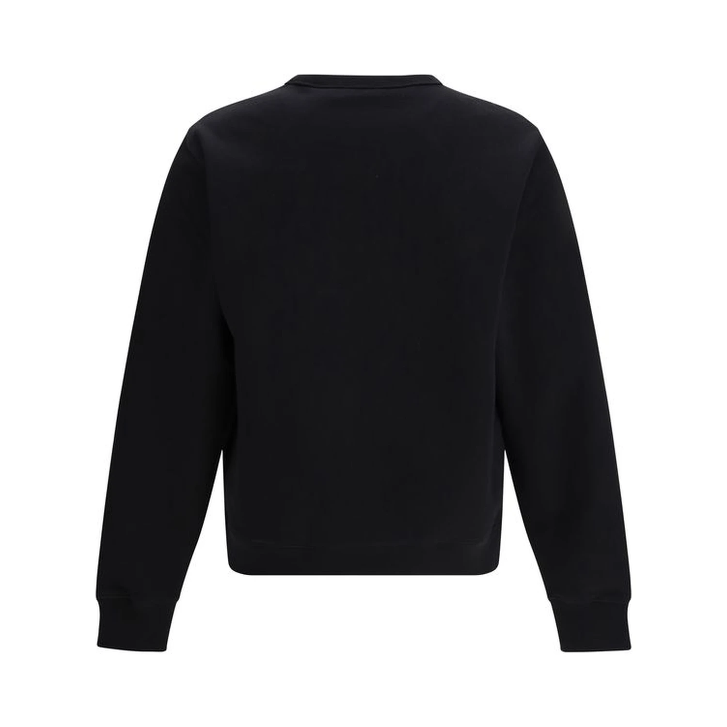 Black Cotton Sweatshirt
