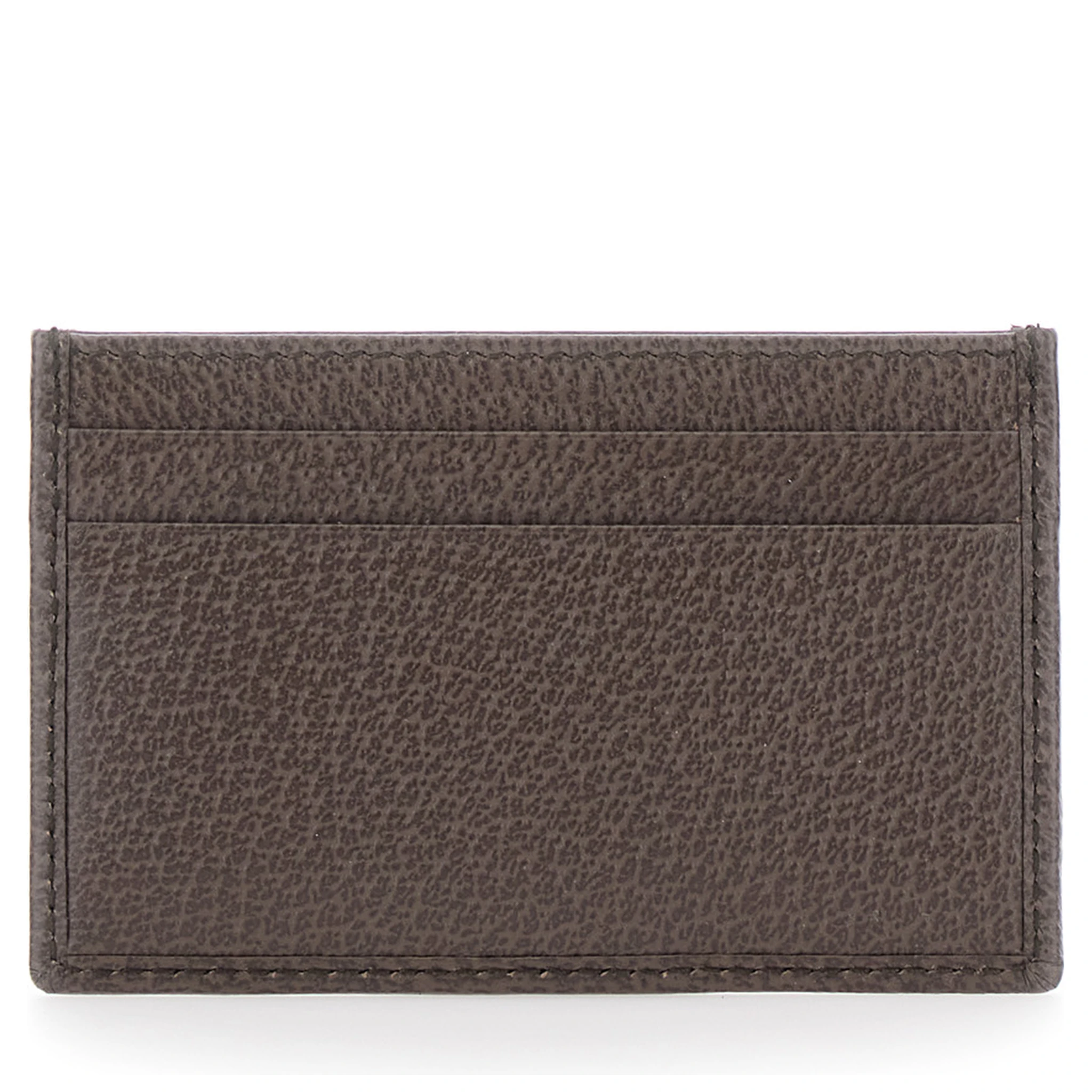 Ophidia Beige Card Holder with GG Plaque in GG Canvas and Leather Man