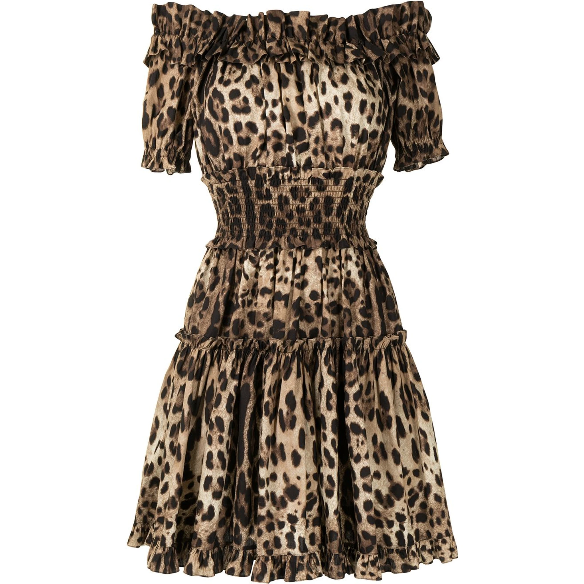 فساتين دولتشي آند غابانا بنية اللون