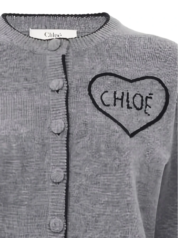 Chloè Sweaters Grey alternative