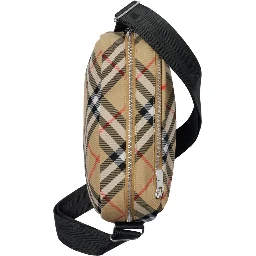 Check cross-body bag