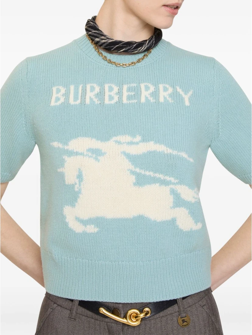 Burberry logo-equestrian knight T-shirt