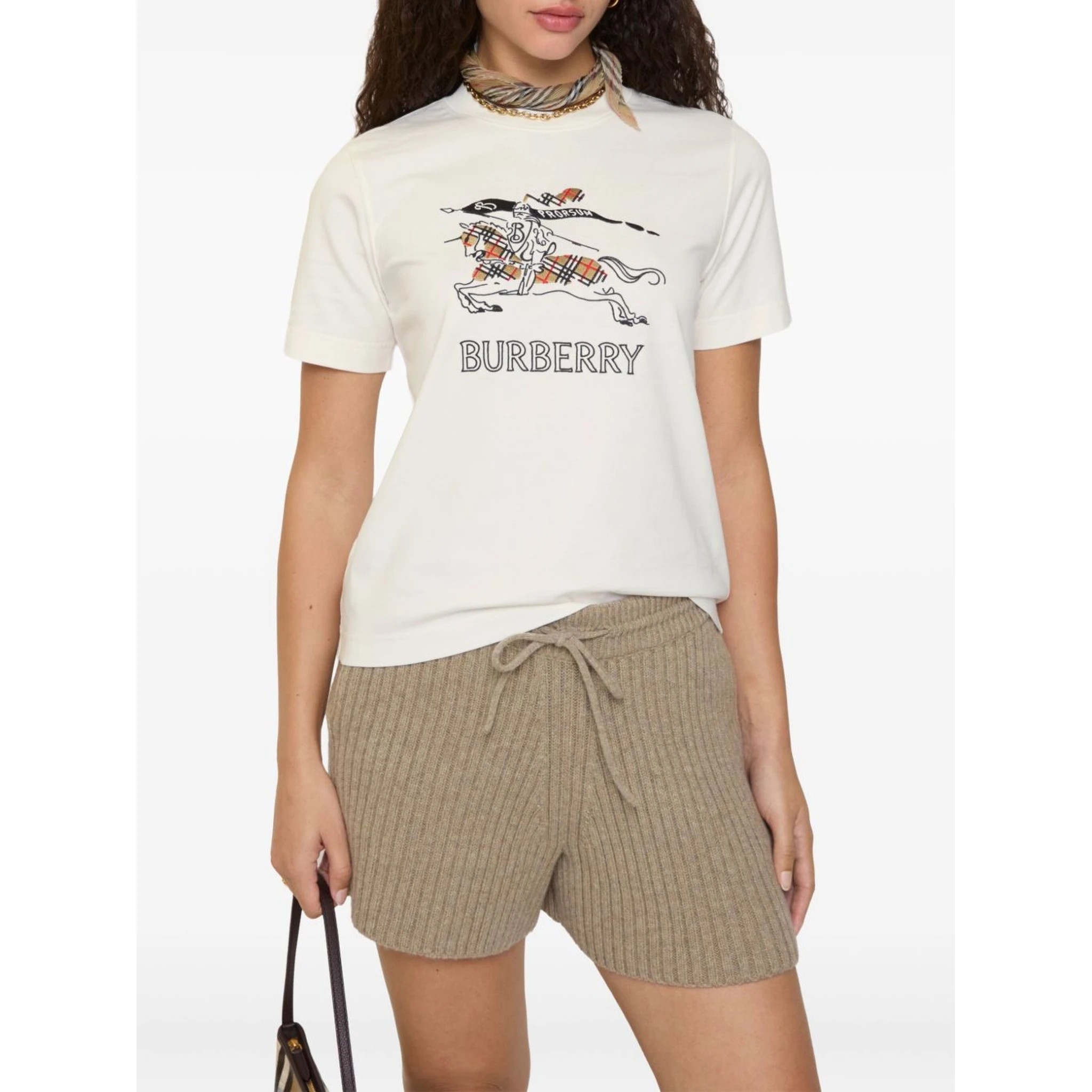 Burberry T-shirts and Polos White
