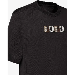 تيشيرتات وبولو من فندي باللون الأسود