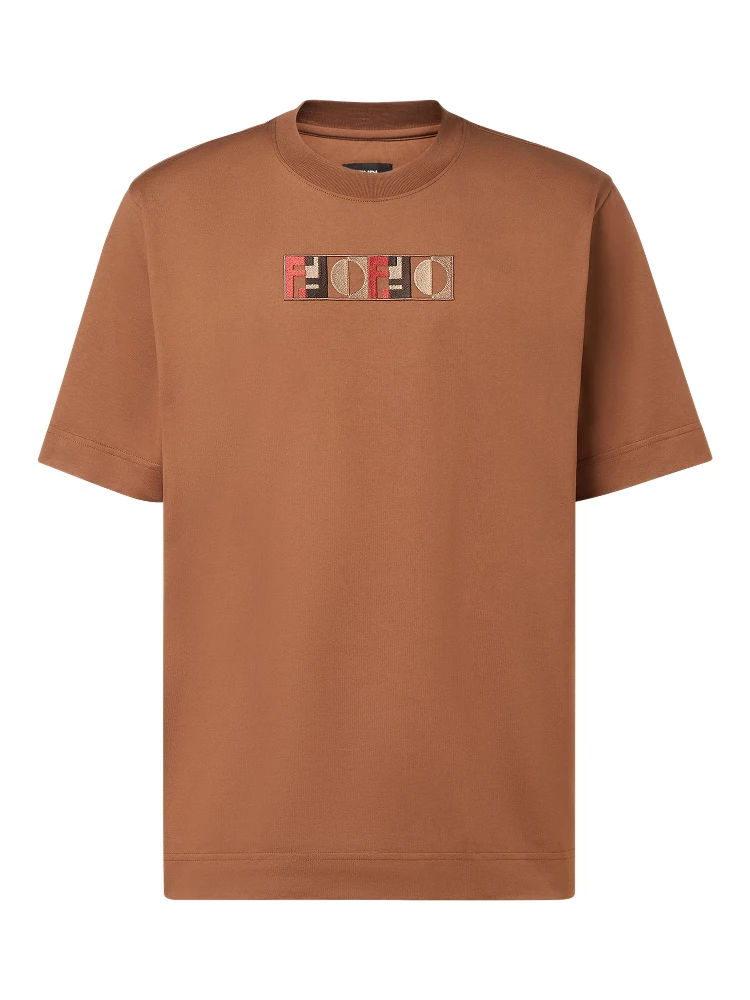 Fendi T-shirts and Polos Brown