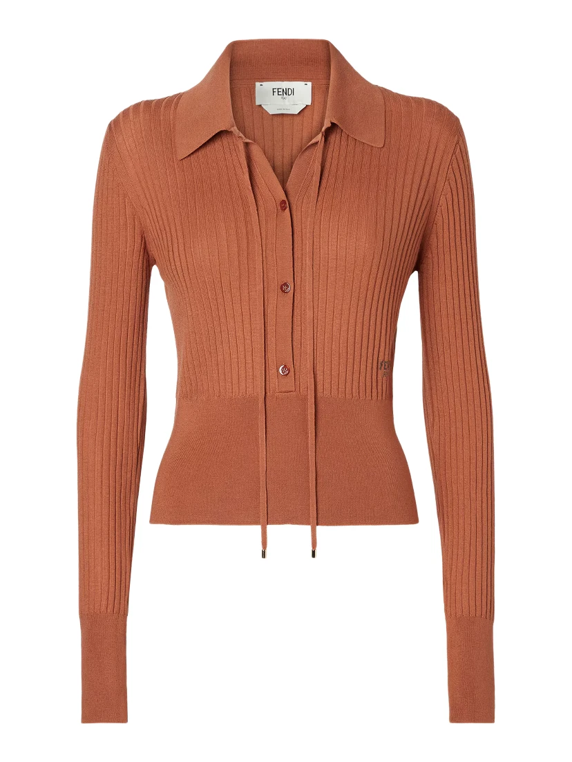 Fendi Sweaters Brown