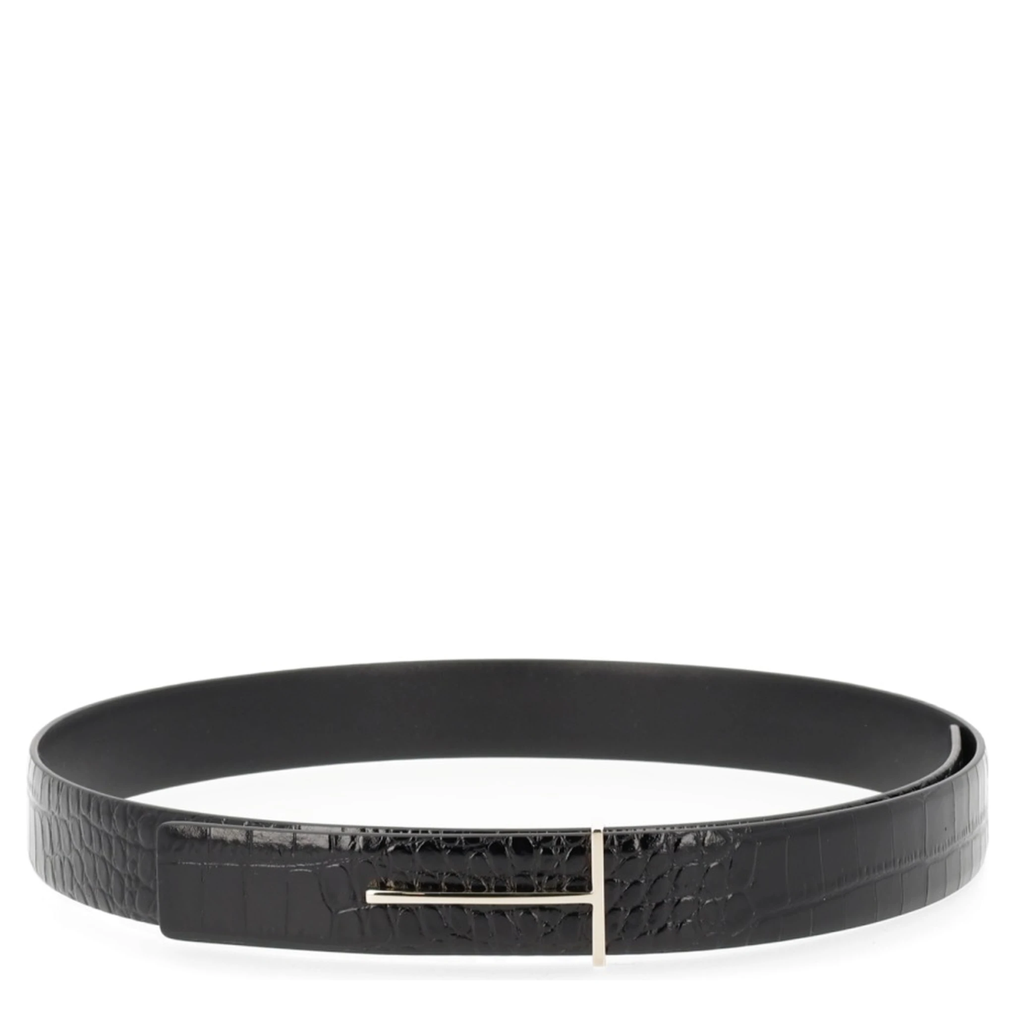 BELT WITH BUCKLE "T"