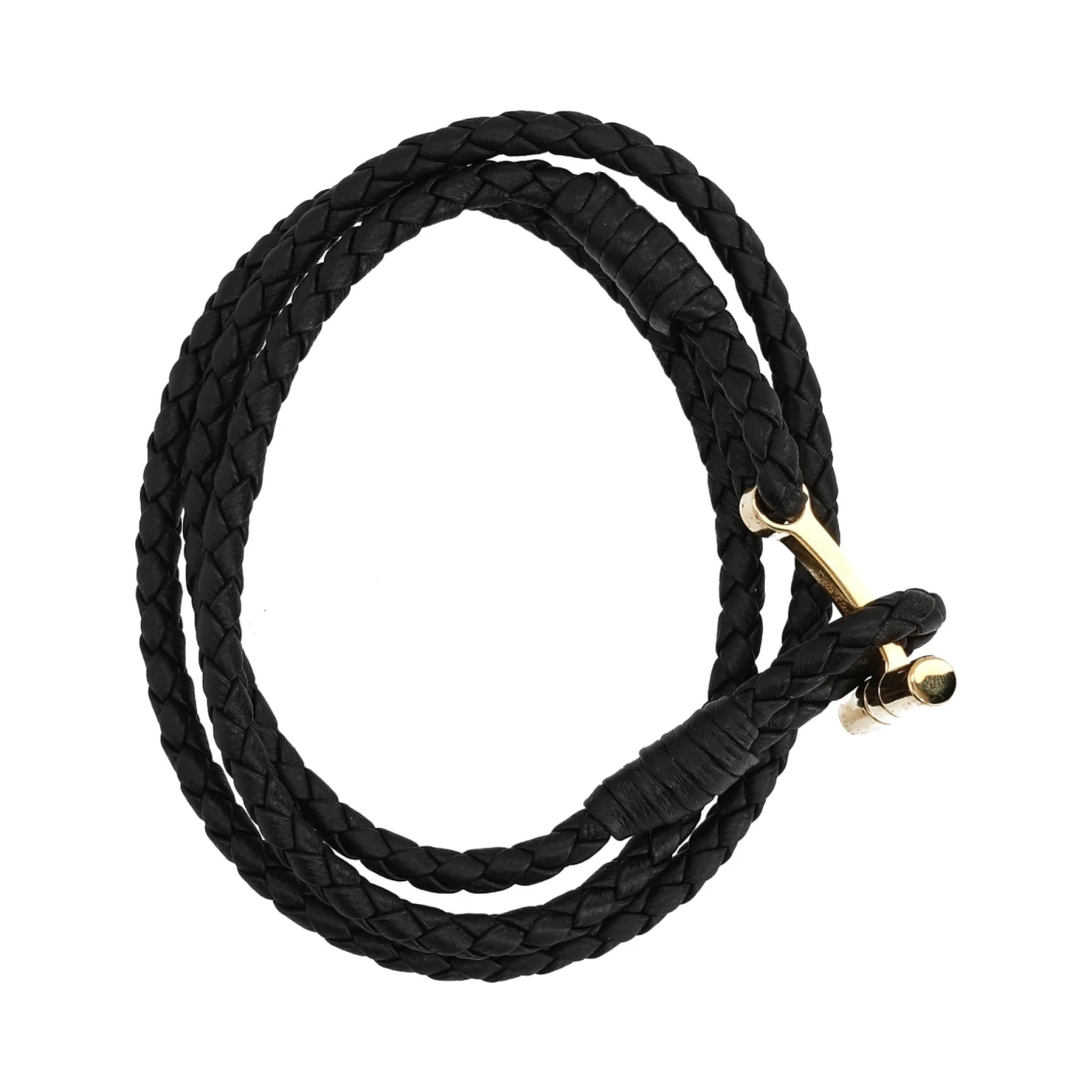 BRAIDED LEATHER BRACELET