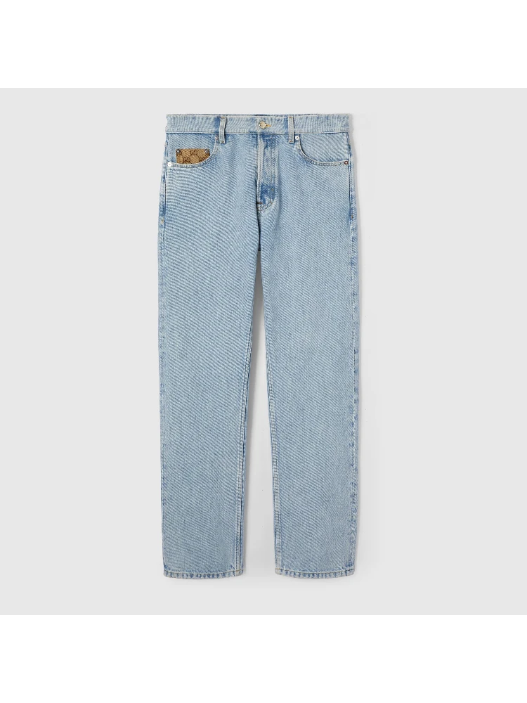 Jeans with GG details