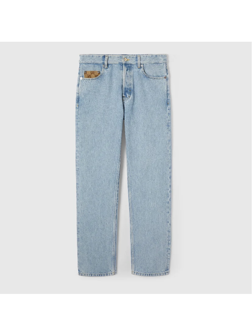 Jeans with GG details