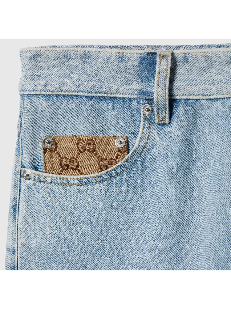Jeans with GG details alternative