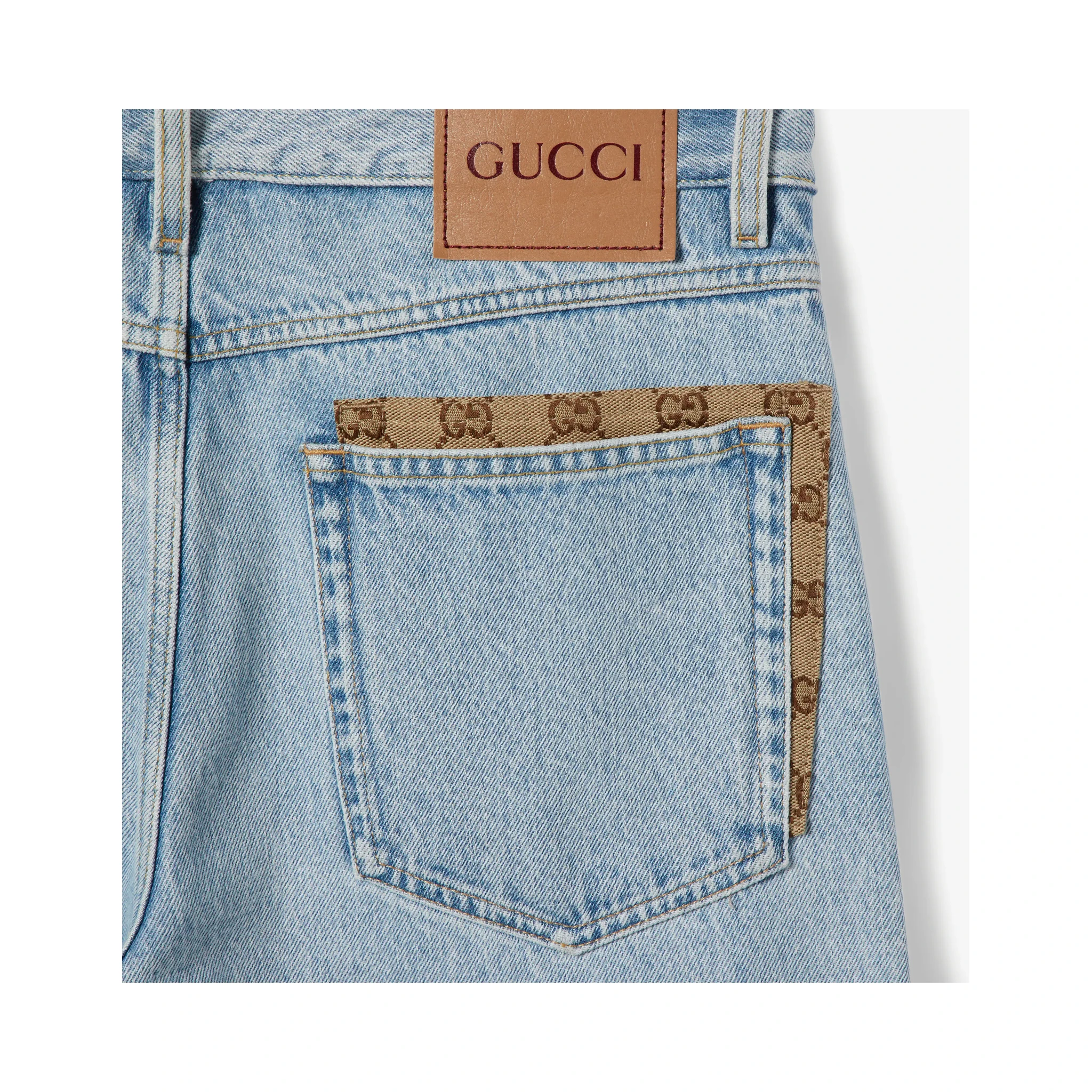 Jeans with GG details