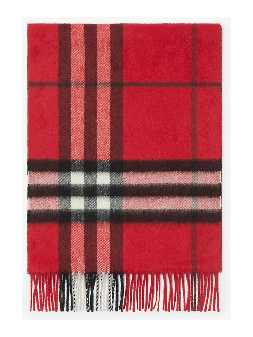 Cashmere scarf Check
