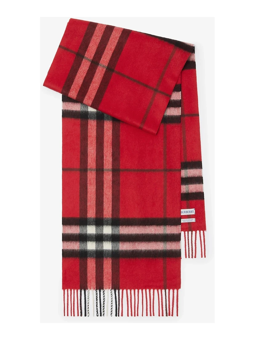 Cashmere scarf Check