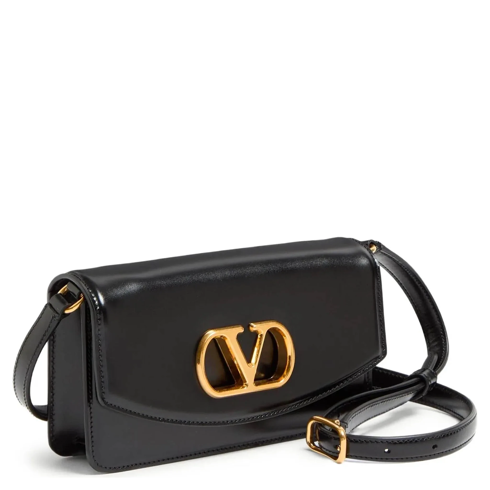 Crossbody clutch with VLogo