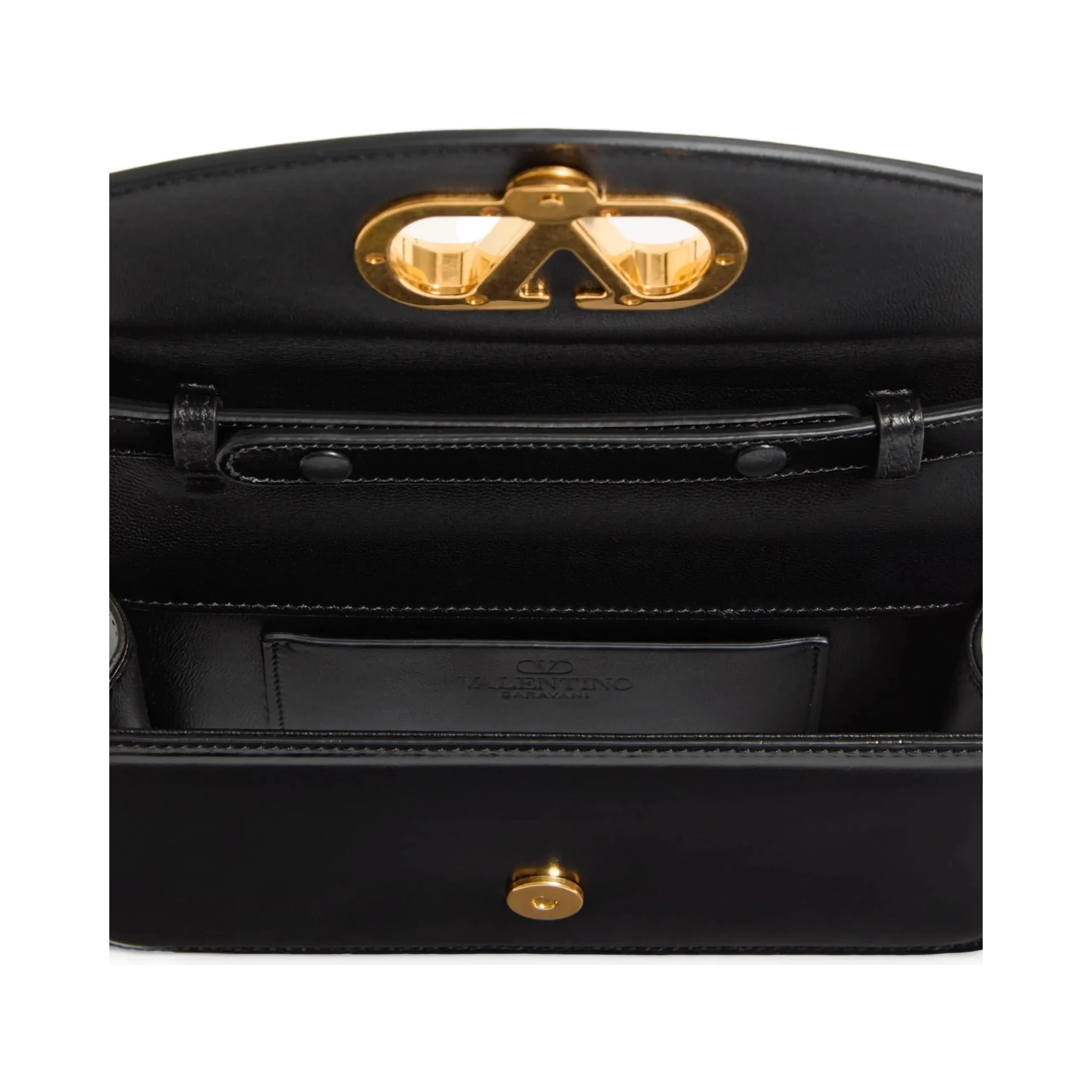 Crossbody clutch with VLogo