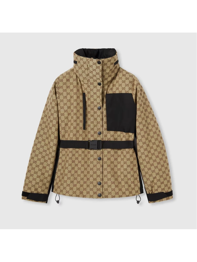 GG technical fabric jacket