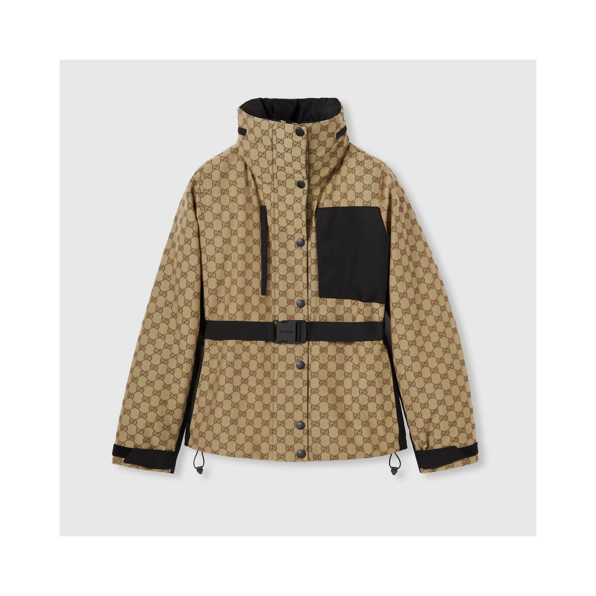 GG technical fabric jacket