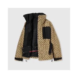 GG technical fabric jacket