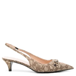 "GG Supreme" slingback pumps