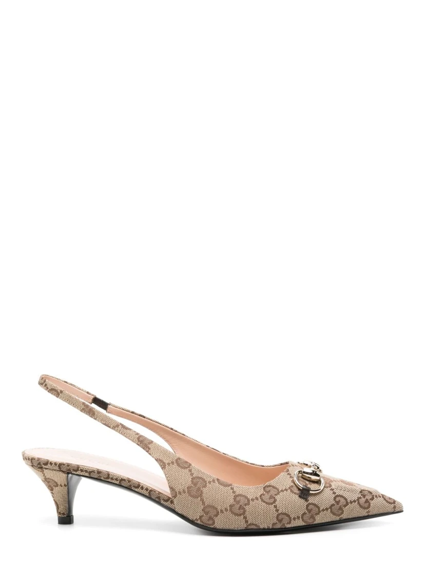 "GG Supreme" slingback pumps