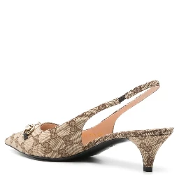 "GG Supreme" slingback pumps