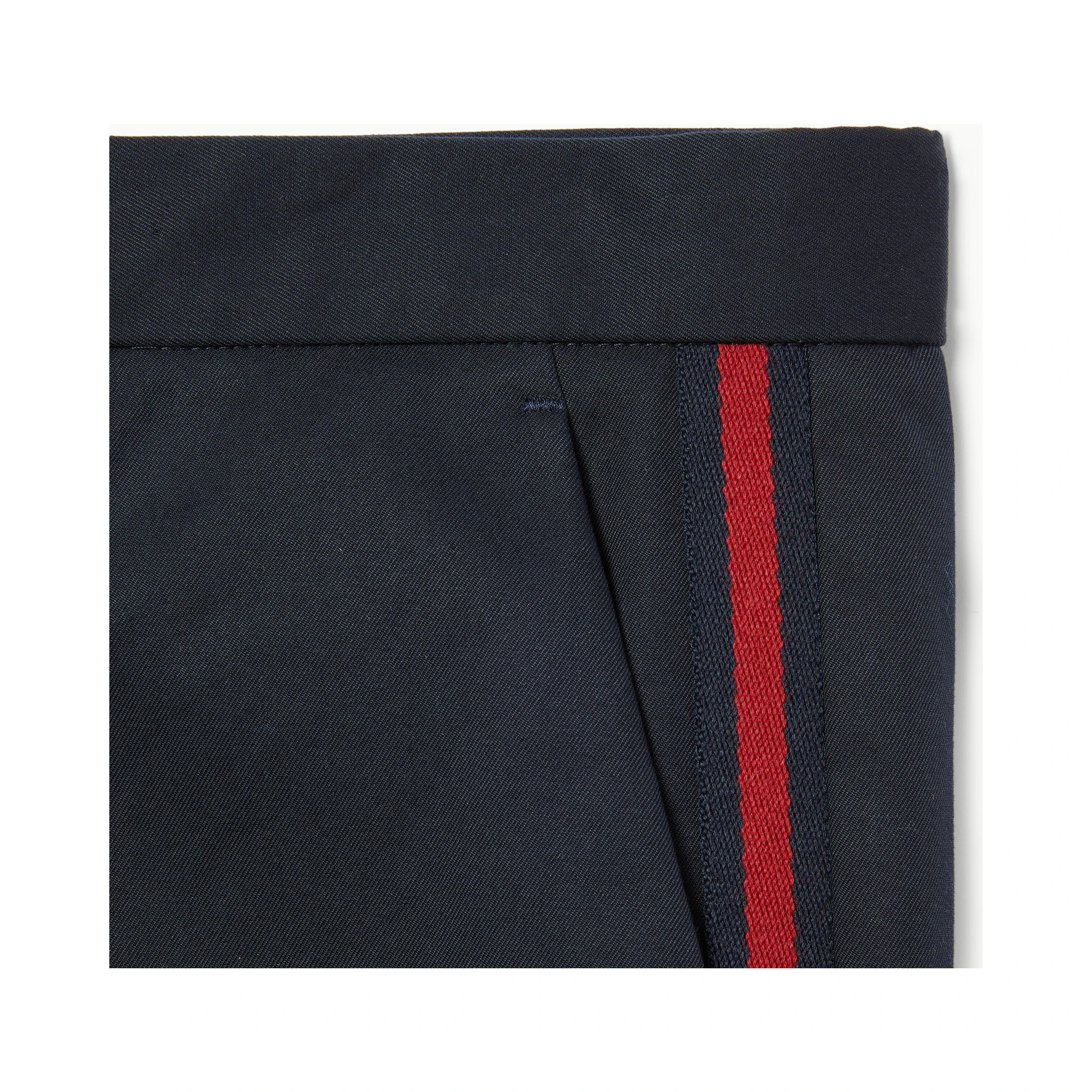 Cotton twill pants with Web detail
