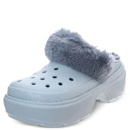 CROCS Stomp Lined Clogs In Stucco-neutral In White