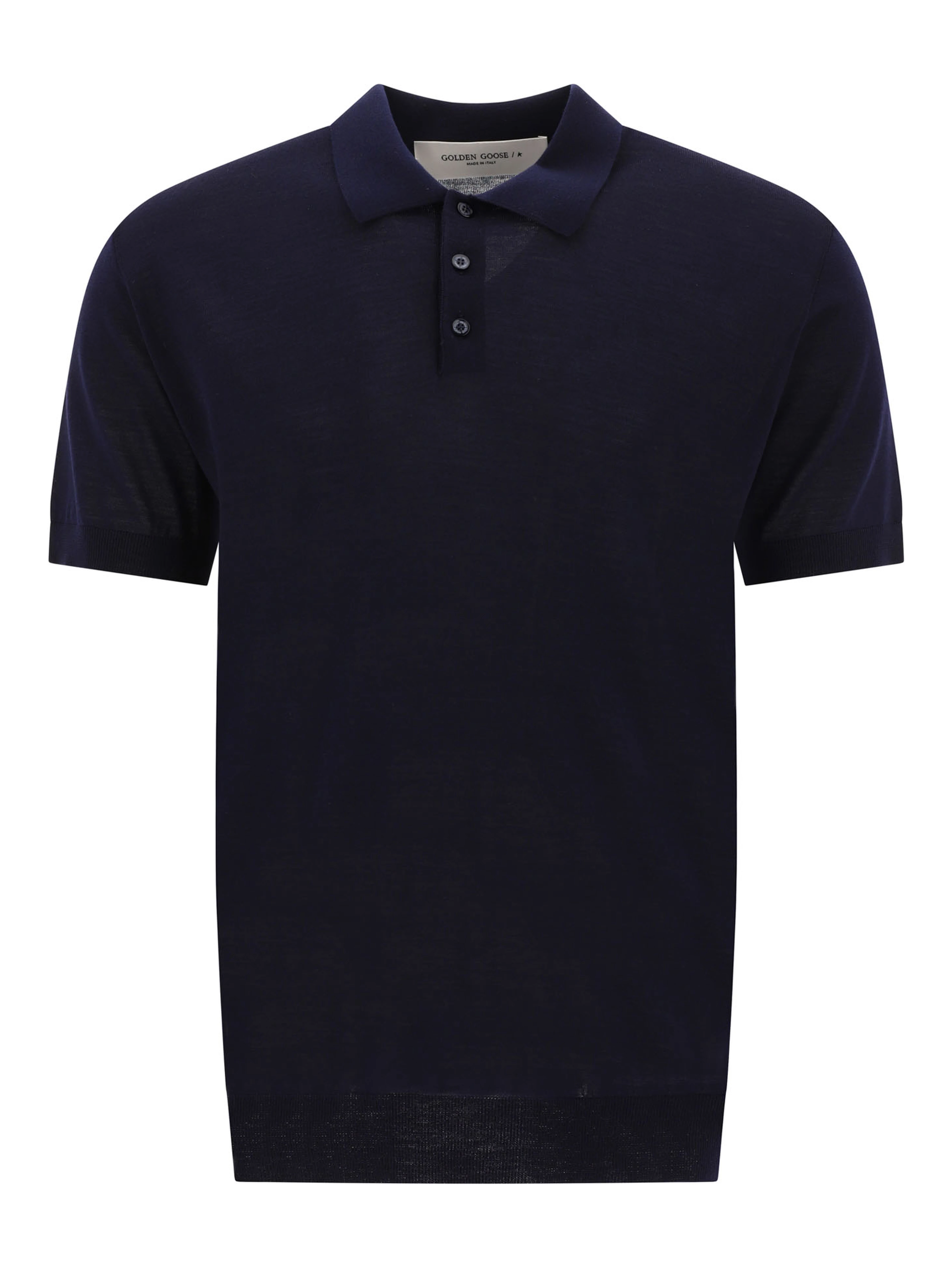 Merino wool polo shirt