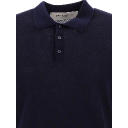 Merino wool polo shirt