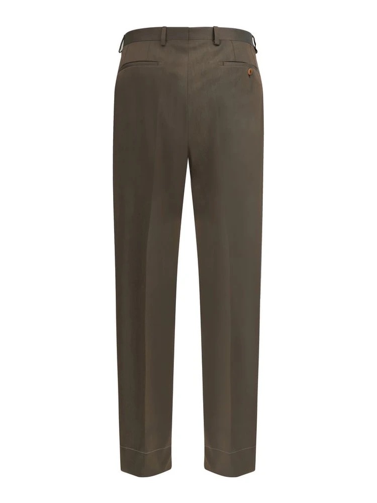 Bicolor Fleece Wool Casual Pants alternative