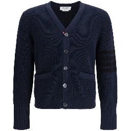 Blue Cotton Cardigan