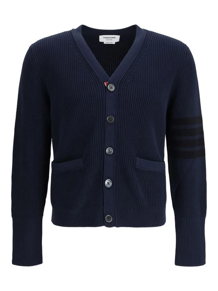 Blue Cotton Cardigan