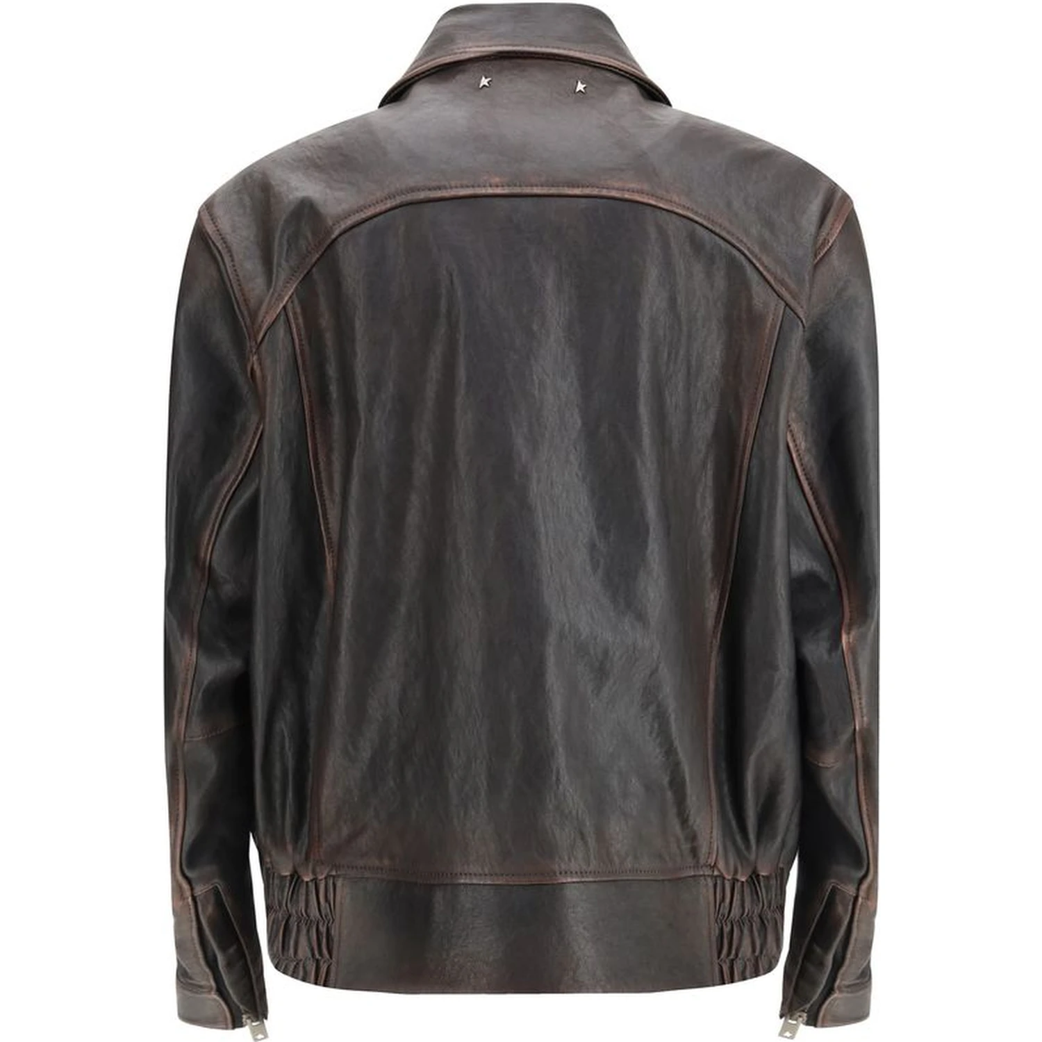 Brown Goatskin Bomber