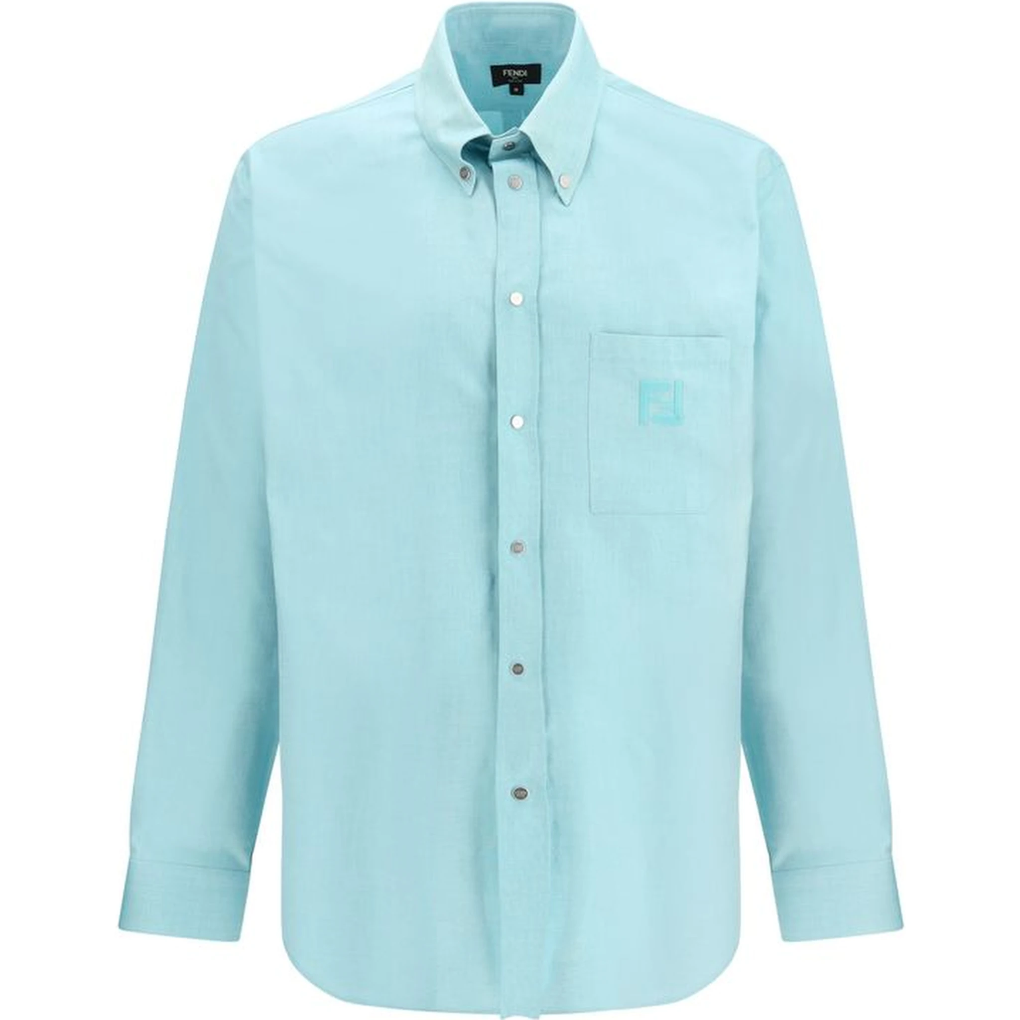 Light Blue Cotton Dress Shirt
