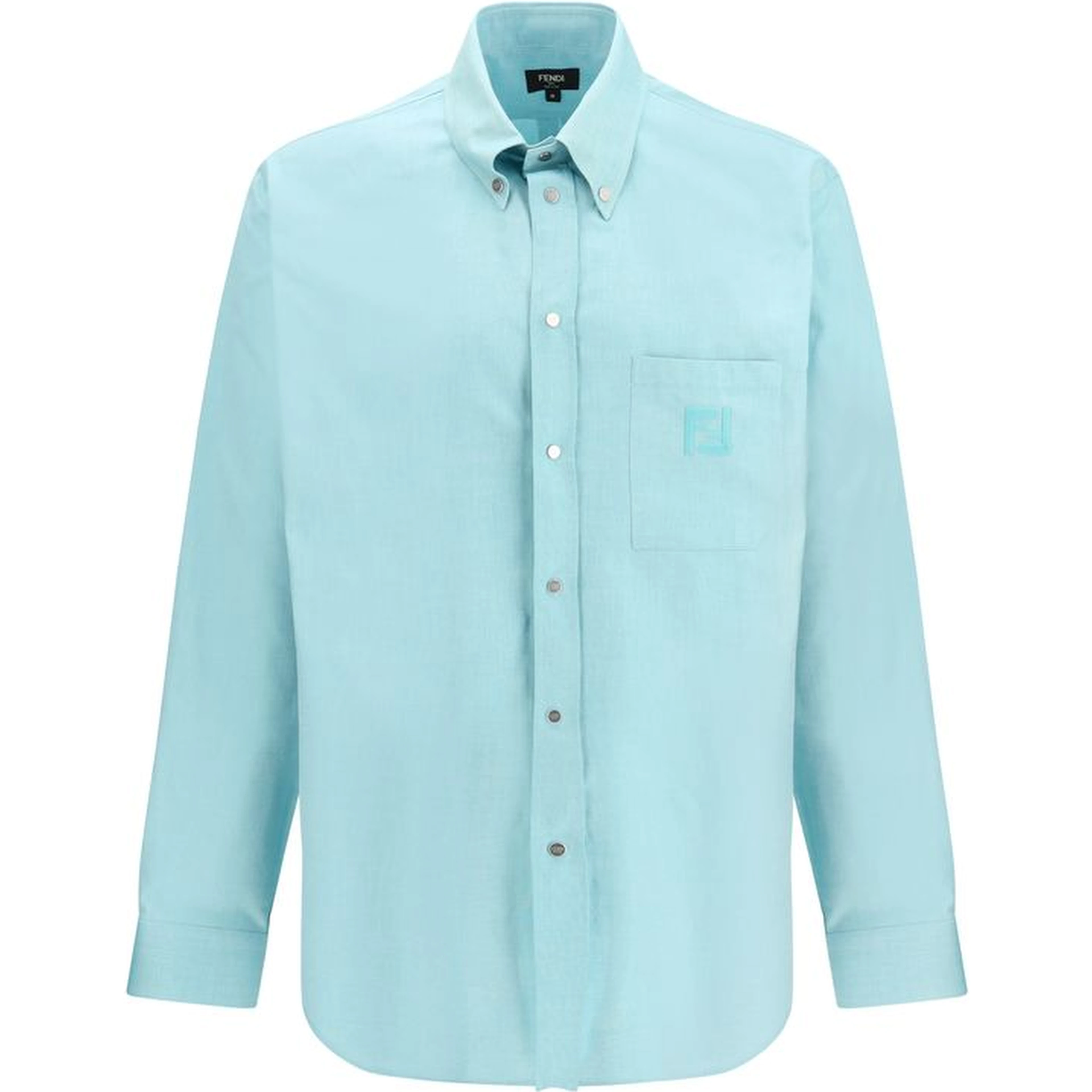 Light Blue Cotton Dress Shirt
